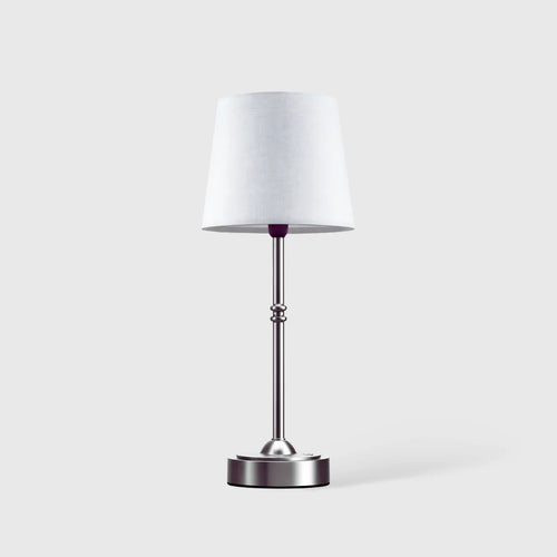 Blythe LED Table Lamp in elegant design, featuring a rechargeable cordless setup and touch control functionality for convenient lighting solutions. 1