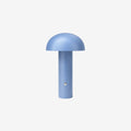 Dara Portable Table Lamp in matte blue, 25 cm tall, rechargeable and cordless, perfect for indoor and outdoor use. 0