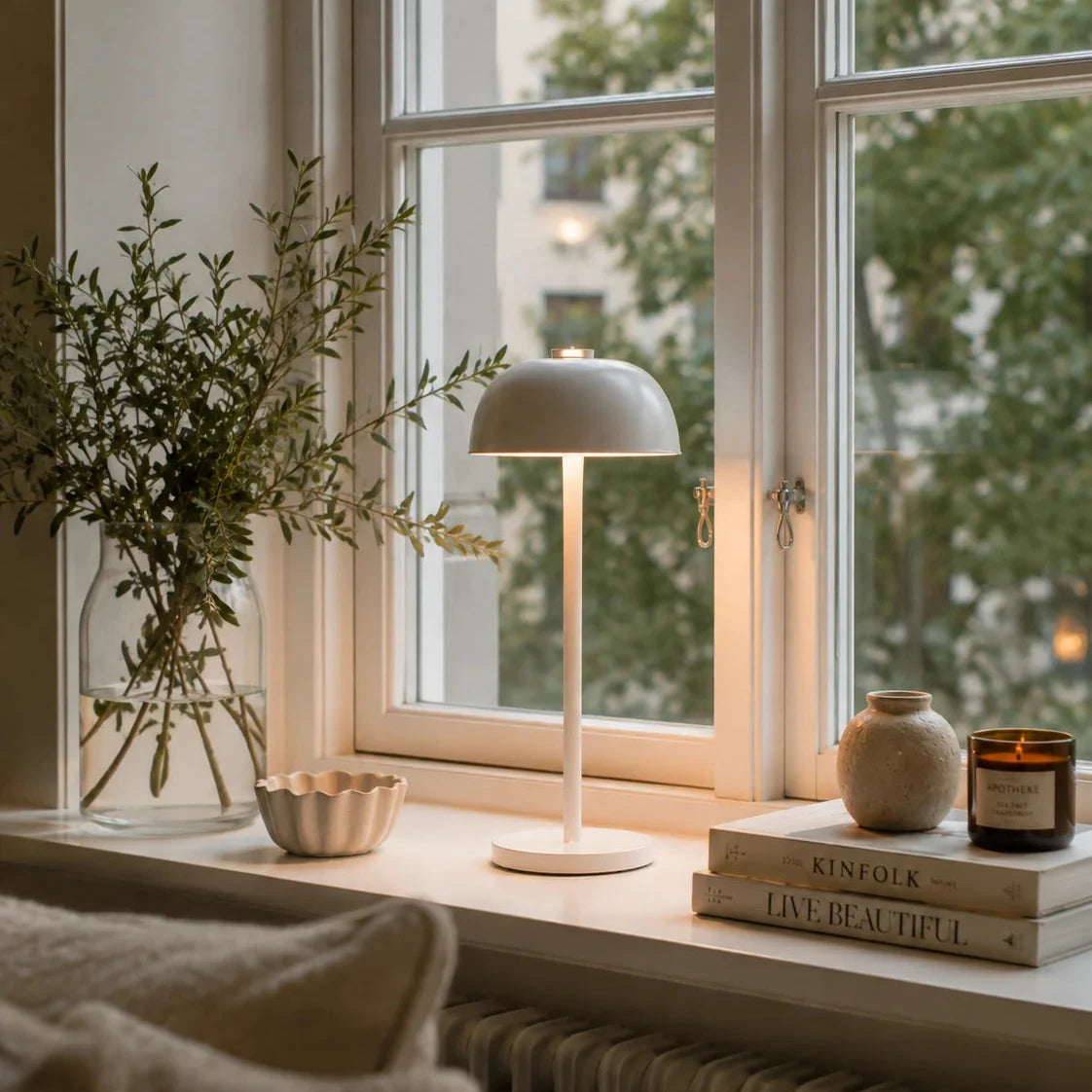 Pavo Table Lamp | Wireless Rechargeable, Touch Control, Cordless Design 3