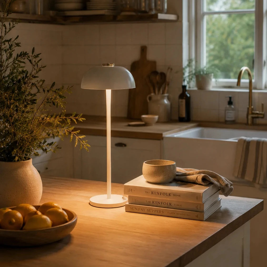 Pavo Table Lamp | Wireless Rechargeable, Touch Control, Cordless Design 6