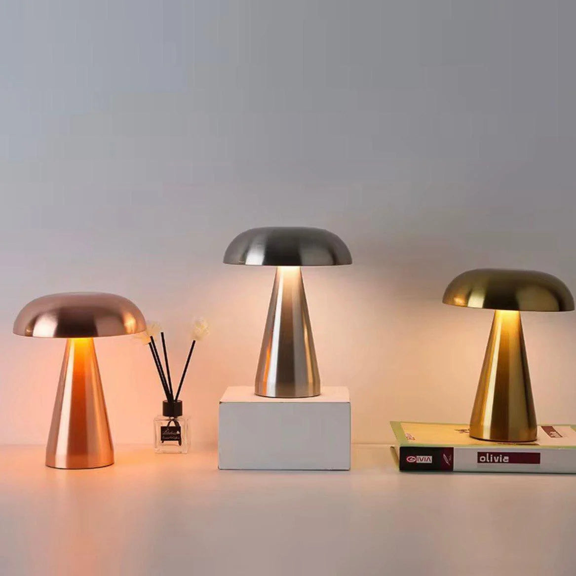 Yumi Table Lamp | Wireless Rechargeable, Touch Sensor, Adjustable Warm Light 5